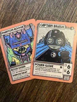 I Am Champion Slam Battle Card Game - 10 Card Pack + Sticker Indie, Retro sci-fi - Image 3