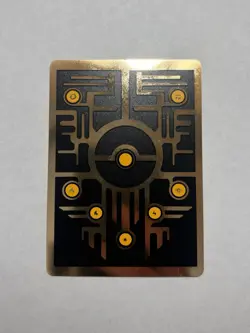 Ancient Entei Black Metal Collectible Fan Art Display Card NM/M - Image 2