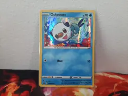 Pokemon TCG Cards Oshawott SWSH222 Black Star Promo Holo - Image 1