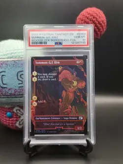 Summon: G.F. Ifrit - #369 - Borderless - Foil - Final Fantasy - FIN - PSA 10 - Image 1