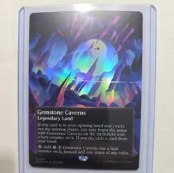 Gemstone Caverns MTG EOE: stellar sights BORDERLESS MYTHIC #0061 Foil - Image 1