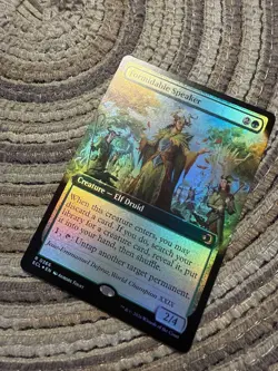 FORMIDABLE SPEAKER FOIL [Extended Art] - Rare - ECL Lorwyn Eclipsed MTG #366 - Image 2