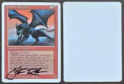 RARE SIGNED MtG Magic C Rush _ Revised Artist Proof _ GRANITE GARGOYLE _ 1/50! - Image 1