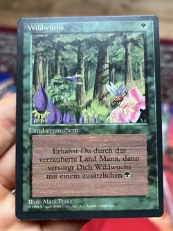 4x German FBB • Wild Growth • NM • Mtg (1755) - Image 2