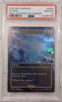 2025 MTG FINAL FANTASY ULTIMA SS-WINNER PSA 10 - Image 1