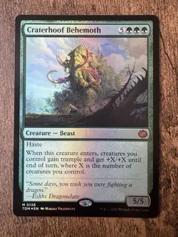Craterhoof Behemoth Tarkir: Dragonstorm Foil - Image 1