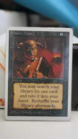 Demonic Tutor - Unlimited (2ED) 1993 - MTG Magic the Gathering - Uncommon - Image 1
