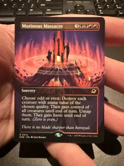 Mutinous Massacre (Borderless) Edge of Eternities Regular 314 NM - Image 1