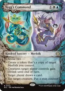 x1 Sygg's Command - Showcase R MTG Lorwyn Eclipsed M/NM, English - Image 1