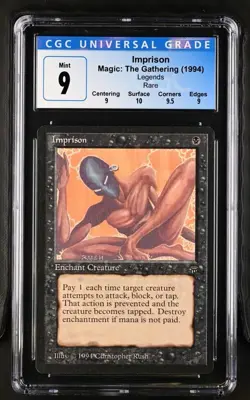 Imprison (CGC MINT 9 - POP 24) - MTG Legends - RareCo - Image 1