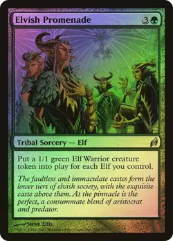 Lorwyn MTG FOIL Elvish Promenade Magic - Image 1