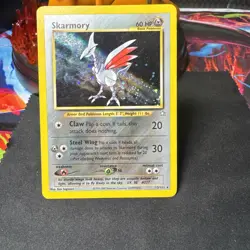 Skarmory 13/111 Holo Rare - Neo Genesis - Pokemon TCG 2000 Vintage - Image 1