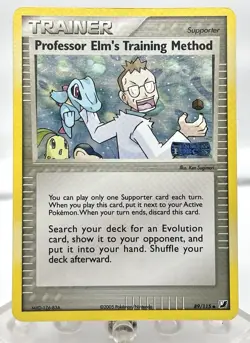 Pokemon 2005 EX Unseen Forces | Professor Elm's Training Method | #89/115 HOLO - Image 1
