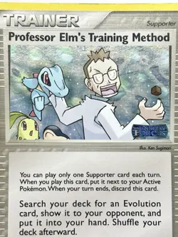 Pokemon 2005 EX Unseen Forces | Professor Elm's Training Method | #89/115 HOLO - Image 2