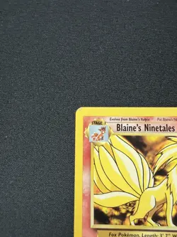 Blaine's Ninetales 21/132 Gym Challenge Rare MP Vintage WOTC - Pokemon TCG - Image 5