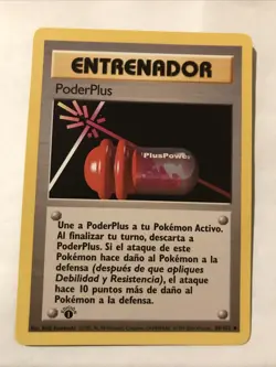 Pokemon TCG Trainer 1st Edition Spanish PlusPower 84/102 Uncommon - Image 1