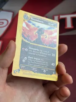 HOUNDOOM 15/147 Aquapolis E-SERIES NON-HOLO rare Pokemon TCG card NM+ - Image 2