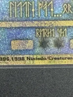 Pokemon TCG 1999 Ancient Mew Japanese Promo “Nintedo” Error MP Condition - Image 5