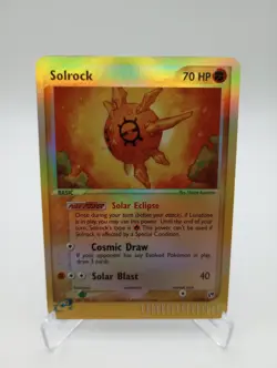 Solrock Reverse Holo 13/100 - Pokemon EX Sandstorm - Excellent Condition - Image 1