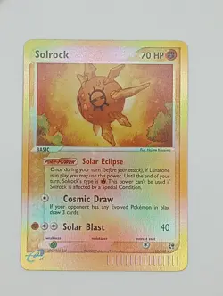 Solrock Reverse Holo 13/100 - Pokemon EX Sandstorm - Excellent Condition - Image 3
