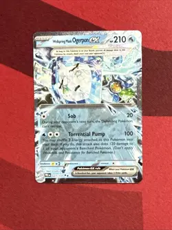 Pokemon Wellspring Mask Ogerpon ex - 027/131 SV: Prismatic Evolutions Double Rar - Image 1