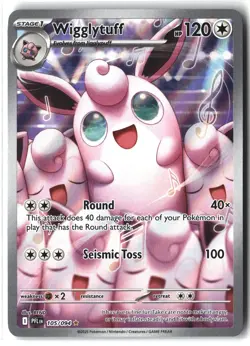Wigglytuff ⭐ 105/094 Holo Illustration Rare Phantasmal Flames 2025 Pokemon NM - Image 1