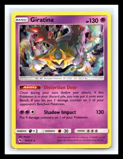 💥 2018 Pokemon Sun & Moon Lost Thunder Giratina Promos Holo #97/214 - Image 1