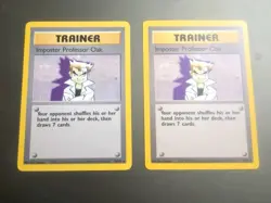 Pokemon Vintage Non-Holo Rare Imposter Professor Oak Base Set 73/102 1999 WotC - Image 5