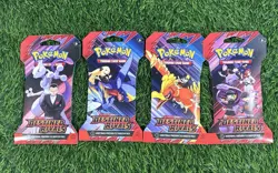 (4 packs) Destined Rivals Sleeved Booster Packs FULL ART SET Pokemon SEALED - Image 1