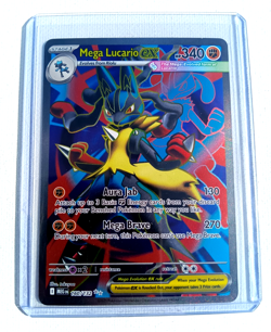 Mega Lucario ex 160/132 Pokemon Mega Evolution Holo Near Mint - Image 1