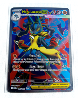 Mega Lucario ex 160/132 Pokemon Mega Evolution Holo Near Mint - Image 2
