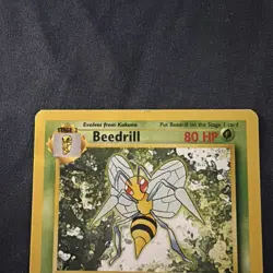 Pokemon Vintage Non-Holo Rare Beedrill 17/102 Base Set WotC 1999 - Image 2