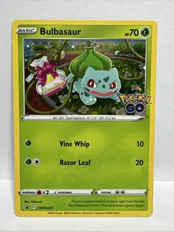 POKEMON GO Bulbasaur Charmander Squirtle 3 Promo Set SWSH231 SWSH232 SWSH233! - Image 4