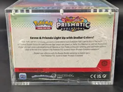 Pokemon SV8.5 Prismatic Evolutions Sealed Booster Bundle Display Case - Image 3