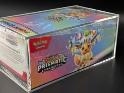 Pokemon SV8.5 Prismatic Evolutions Sealed Booster Bundle Display Case - Image 4