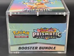 Pokemon SV8.5 Prismatic Evolutions Sealed Booster Bundle Display Case - Image 5