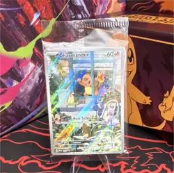 Pokemon TCG Charmander SVP Promo Holo English Sealed Pack 2023 - Image 1