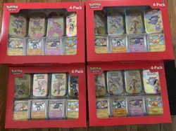 Pokemon TCG Scarlet & Violet 151 Mini Tin 4-Pack Sam’s Club Lot of 10 - Image 1