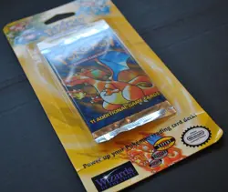 Pokemon 1999 Base Set Unlimited Sealed Blister Pack - Charizard - 34.0g - Image 4