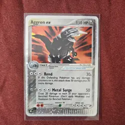 Aggron EX - 95/100 - Rare Holo EX DMG, English Pokemon EX Sandstorm (HP) - Image 1
