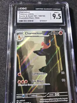 Charmeleon #169/165 Ill. Rare Holo - Pokemon(2023) S&V 151 CGC 9.5 Mint+💎💎 - Image 2