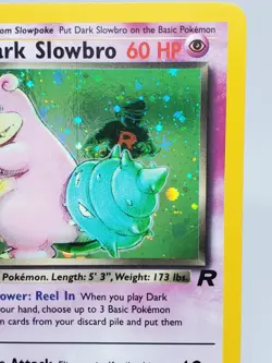 Pokemon TCG Dark Slowbro 12/82 Team Rocket-Unlimited Edition Holo Rare, Vintage! - Image 5