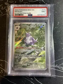 2023 Pokemon Mew En - Nidoking IR - PSA9 - Image 1