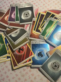 Mixed Lot Holo Pokemon TCG Energy - 11 151, 13 Crown Zenith, 43 Total - Image 1