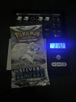 Very Heavy! 21.92g Pokemon Sealed Silver Tempest Booster Pack - Image 1