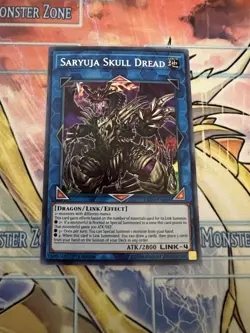 Yu-Gi-Oh! Saryuja Skull Dread EXFO-EN048 1st Edition Secret Rare NM - Image 1