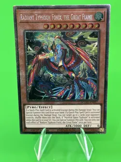 Yu-Gi-Oh Doom Of Dimensions Radiant Typhoon Fonix, The Great Flame Starlight NM! - Image 1