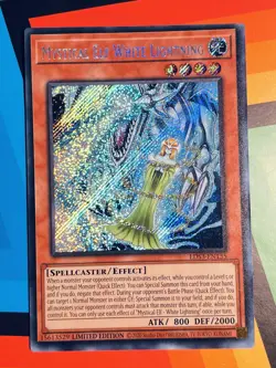 Mystical Elf White Lightning Limited Edition Secret Rare LDS3-EN135 Yu-Gi-Oh! NM - Image 1