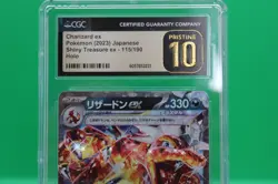 Pokemon TCG Charizard ex 115/190 (2023) Shiny Treasure Japanese CGC PRISTINE 10 - Image 2