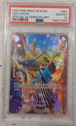 2025 ONE PIECE OP10 USO-HACHI SPECIAL ALTERNATE ART PSA 10 - Image 1